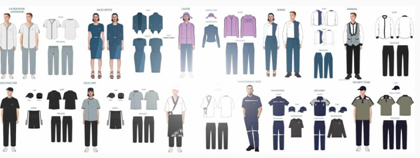 Staff uniforms